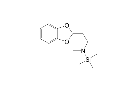 N-trimethylsilyl-N-methyl-1-(2'-aminopropyl)benzo[3,4-d](1,3)dioxolane