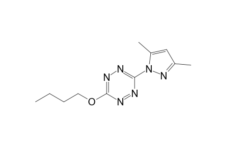 3-Butoxy-6-(3',5'-dimethylpyrazol-1'-yl)-1,2,4,5-tetrazine
