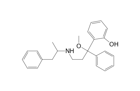 Phenol, [1-methoxy-3-[(1-methyl-2-phenylethyl)amino]-1-phenylpropyl]-