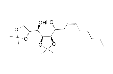 (Z,1R)-1-[(4R,5S)-5-[(R)-[(4R)-2,2-dimethyl-1,3-dioxolan-4-yl]-hydroxy-methyl]-2,2-dimethyl-1,3-dioxolan-4-yl]non-3-en-1-ol