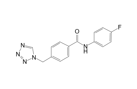 Benzamide, N-(4-fluorophenyl)-4-tetrazol-1-ylmethyl-