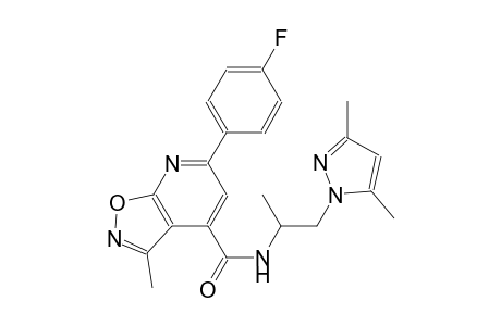 isoxazolo[5,4-b]pyridine-4-carboxamide, N-[2-(3,5-dimethyl-1H-pyrazol-1-yl)-1-methylethyl]-6-(4-fluorophenyl)-3-methyl-