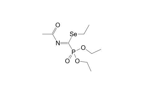 N-Acetyl-O,O-diethylphosphonoselenoimidic acid ethyl ester