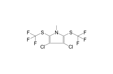 3,4-DICHLORO-1-METHYL-2,5-BIS(TRIFLUOROMETHYLTHIO)PYRROLE