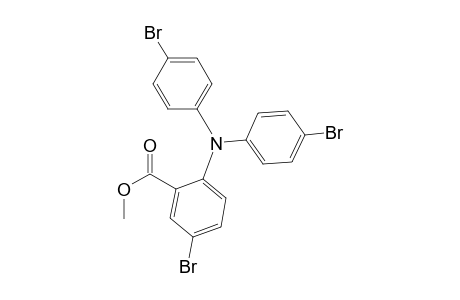 Methyl 2-[bis(4-bromophenyl)amino]-5-bromobenzoate