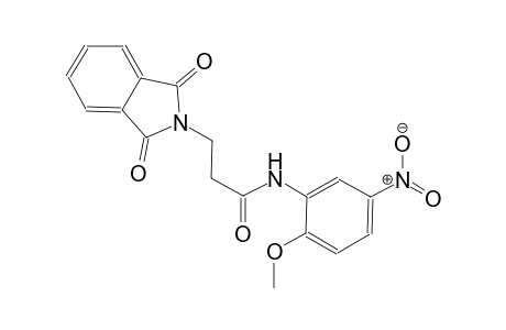 1H-isoindole-2-propanamide, 2,3-dihydro-N-(2-methoxy-5-nitrophenyl)-1,3-dioxo-