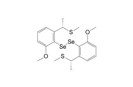 1-Methoxy-2-[[2-methoxy-6-[(1S)-1-(methylthio)ethyl]phenyl]diselanyl]-3-[(1S)-1-(methylthio)ethyl]benzene