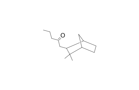 2,2-Dimethyl-3-endo-(2-oxo-pentyl)-bicyclo(2.2.1)heptane
