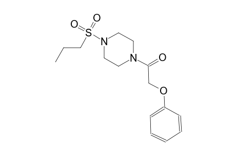 piperazine, 1-(phenoxyacetyl)-4-(propylsulfonyl)-