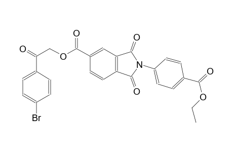 1H-isoindole-5-carboxylic acid, 2-[4-(ethoxycarbonyl)phenyl]-2,3-dihydro-1,3-dioxo-, 2-(4-bromophenyl)-2-oxoethyl ester