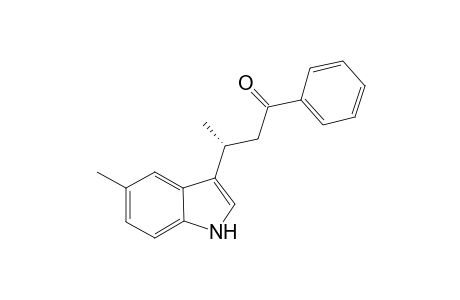 (R)-(+)-3-(5-Methyl-1H-indol-3-yl)-1-phenylbutan-1-one