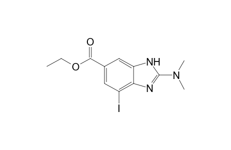 Ethyl 2-(Dimethylamino)-4-iodo-1H-benzimidazole-6-carboxylate