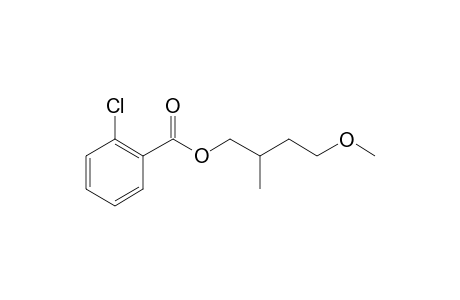 2-Chlorobenzoic acid, 4-methoxy-2-methylbutyl ester