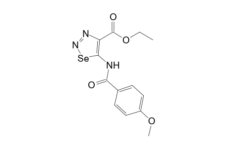Ethyl 5-(4"-methoxybenzoylamino)-1,2,3-selenadiazole-4-carboxylate