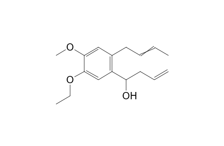 1-[2-(2-Butenyl)-5-ethoxy-4-methoxyphenyl]-3-buten-1-ol