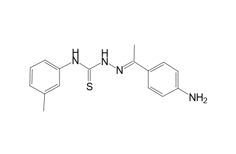 1-(4-Aminophenyl)ethanone N-(3-methylphenyl)thiosemicarbazone