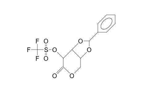 3,4-O-(R)-Benzylidene-2,O-trifluoromethylsulfonyl-D-ribono-1,5-lactone