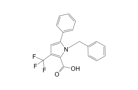 1-benzyl-5-phenyl-3-(trifluoromethyl)-1H-pyrrole-2-carboxylic acid