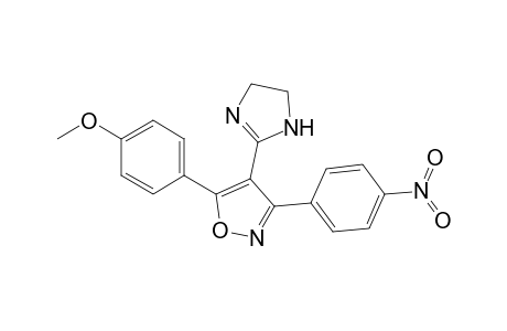 4-(2-imidazolin-2-yl)-5-(4-methoxyphenyl)-3-(4-nitrophenyl)isoxazole