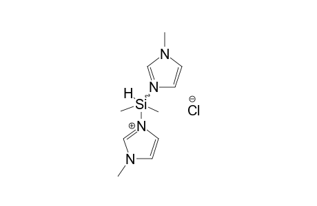DIMETHYLSILYL-BIS-(N-METHYLIMIDAZOLE)-CHLORIDE;[ME2HSI(NMI)2]+CL-