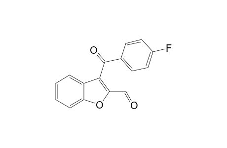 3-(4-fluorobenzoyl)benzofuran-2-carbaldehyde