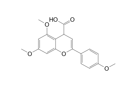 4H-1-Benzopyran-4-carboxylic acid, 5,7-dimethoxy-2-(4-methoxyphenyl)-