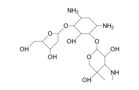 O-2-Deoxy.alpha.-D-erythro-pentofuranosyl-(1-4)-garamine
