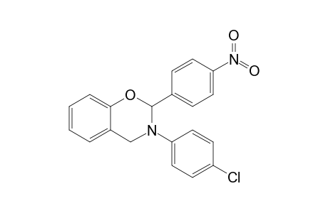 3-(4-Chlorophenyl)-2-(4-nitrophenyl)-3,4-dihydro-2H-benzo[e][1,3]oxazine