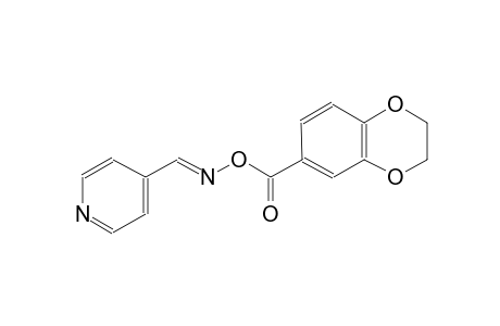 4-pyridinecarboxaldehyde, O-[(2,3-dihydro-1,4-benzodioxin-6-yl)carbonyl]oxime