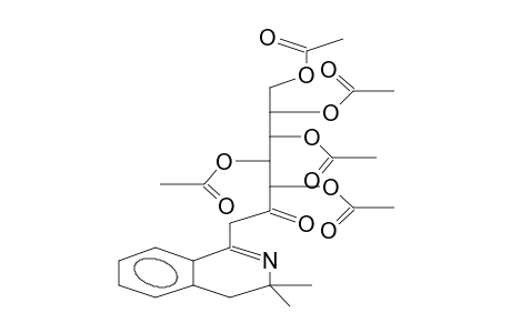1-(3,4,5,6,7-PENTA-O-ACETYL-D-GLUCOHEPTANOYL)-3,3-DIMETHYL-3,4-DIHYDROISOQUINOLINE