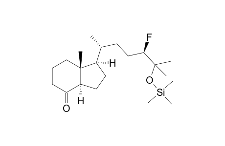 [1R-[1.beta.(1R*,4R*),3a.alpha.,7a.beta.)]]-1-[4-fluoro-1,5-dimethyl-5-[(trimethylsilyl)oxy]hexyl]octahydro-7a-methyl-4H-inden-4-one