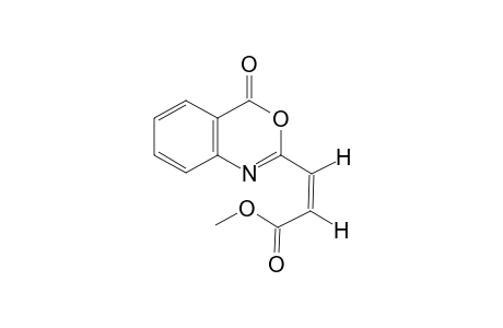 cis-4-oxo-4H-3,1-benzoxazine-2-acrylic acid, methyl ester