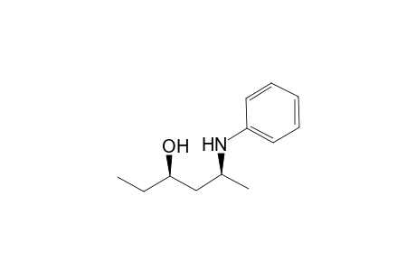 (3R,5S)-5-Anilinohexan-3-ol