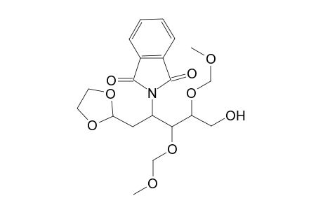 2,3-Dideoxy-4,5-o-bis(methoxymethyl)-3-(1,3-dioxo-2-azindan-2-yl)-l-lyxo-hexose, ethylene acetal