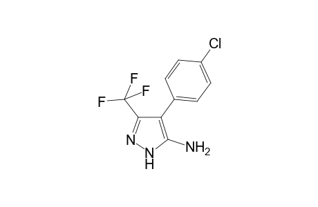 1H-Pyrazol-5-amine, 4-(4-chlorophenyl)-3-(trifluoromethyl)-