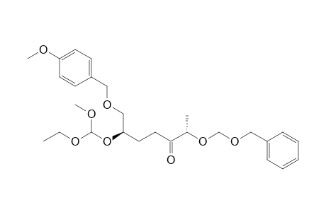 (2S,6R)-2-Benzyloxymethoxy-7-(4-methoxybenzyloxy)-6-methoxyethoxymethoxyheptan-3-one