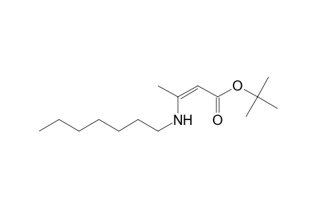 2-Butenoic acid, 3-(heptylamino)-, 1,1-dimethylethyl ester, (Z)-