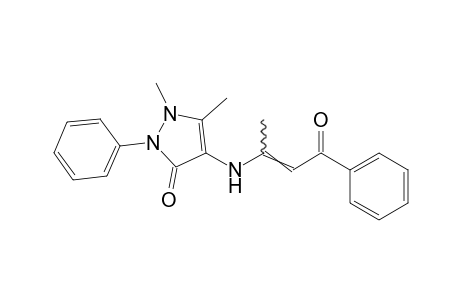 4-[(2-benzoyl-1-methylvinyl)amino]-2,3-dimethyl-1-phenyl-3-pyrazolin-5-one