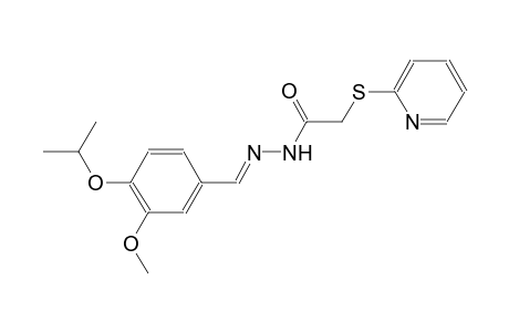 N'-[(E)-(4-isopropoxy-3-methoxyphenyl)methylidene]-2-(2-pyridinylsulfanyl)acetohydrazide