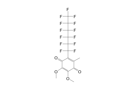 2,3-dimethoxy-5-methyl-6-(1,1,2,2,3,3,4,4,5,5,6,6,6-tridecafluorohexyl)-p-benzoquinone