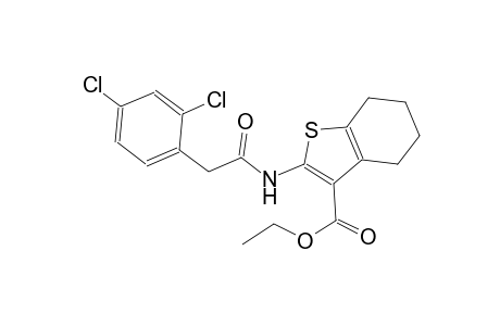 ethyl 2-{[(2,4-dichlorophenyl)acetyl]amino}-4,5,6,7-tetrahydro-1-benzothiophene-3-carboxylate