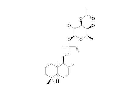 (13-R)-LABDA-7,14-DIENE-13-O-BETA-D-(3'-O-ACETYL)-FUCOPYRANOSIDE
