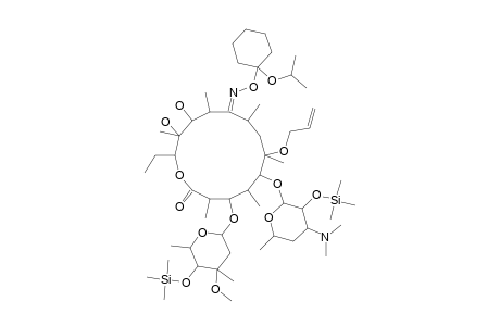 6-O-ALLYL-2',4''-BIS-O-TRIMETHYLSILYLERYTHROMYCIN_A_9-[O-(1-ISOPROPOXYCYCLOHEXYL)-OXIME]