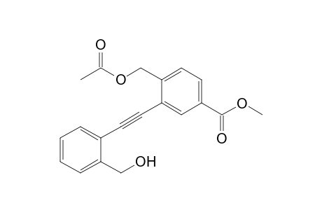 2-[2'-(Hydroxymethylphenyl)ethyn-1'-yl]-4-(methoxycarbonyl)benzyl acetate
