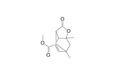 3,6-Methanobenzofuran-8-carboxylic acid, 2,3,3a,6,7,7a-hexahydro-6,7a-dimethyl-2-oxo-, methyl ester