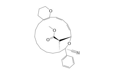Methyl ester of (12.alpha.,13.alpha.,15.beta.,20.beta.)-13-Cyano-2,3,4,5,6,7,8,9,10,11,12,13-dooecahydro-13-phenyl-12,15-methano-15H-1,14-dioxabenzo[p]cycloheptadecine-20-carboxylic acid