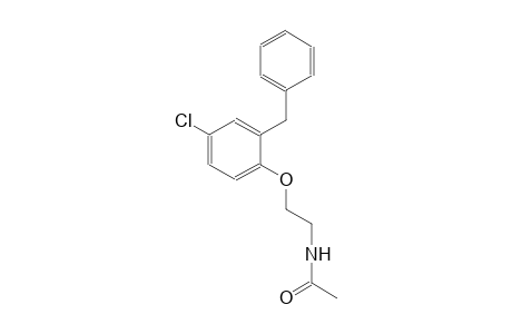 acetamide, N-[2-[4-chloro-2-(phenylmethyl)phenoxy]ethyl]-