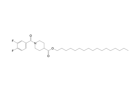 Isonipecotic acid, N-(3,4-difluorobenzoyl)-, heptadecyl ester