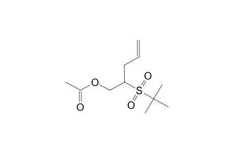 rac-(+-)-2-(tert-Butylsulfonyl)pent-4-enyl acetate