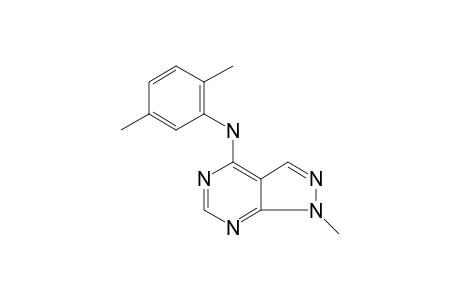 N-(2,5-Dimethylphenyl)-1-methyl-1H-pyrazolo[3,4-D]pyrimidin-4-amine